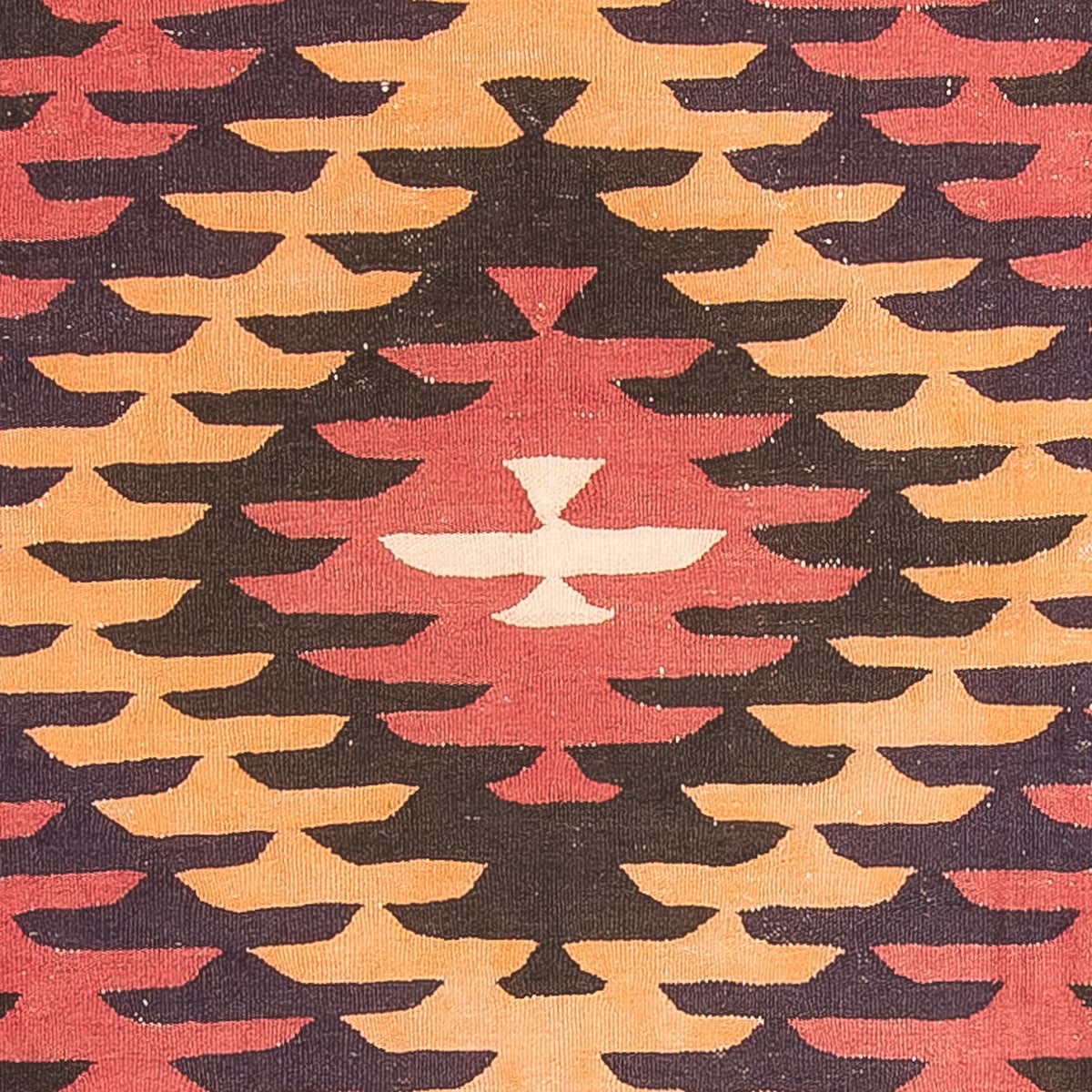 Kilim antiguo Alfombra 150x435cm