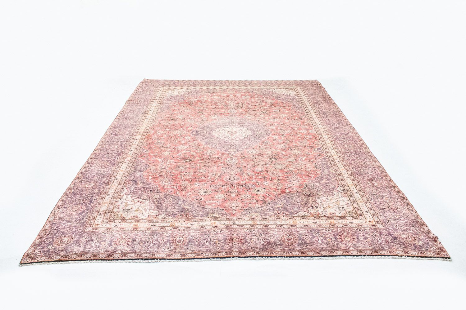 Alfombra persa - Keshan - 394 x 277 cm - rojo