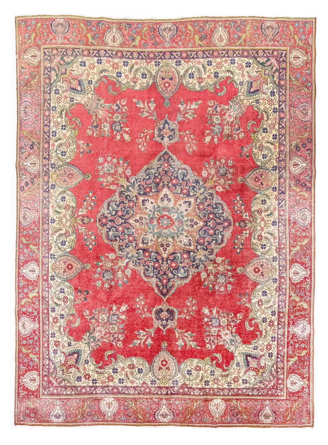 Alfombra persa - Tabriz - 365 x 278 cm - rojo