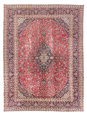 Alfombra persa - Keshan - 380 x 282 cm - rojo