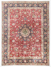 Alfombra persa - Tabriz - 375 x 285 cm - rojo