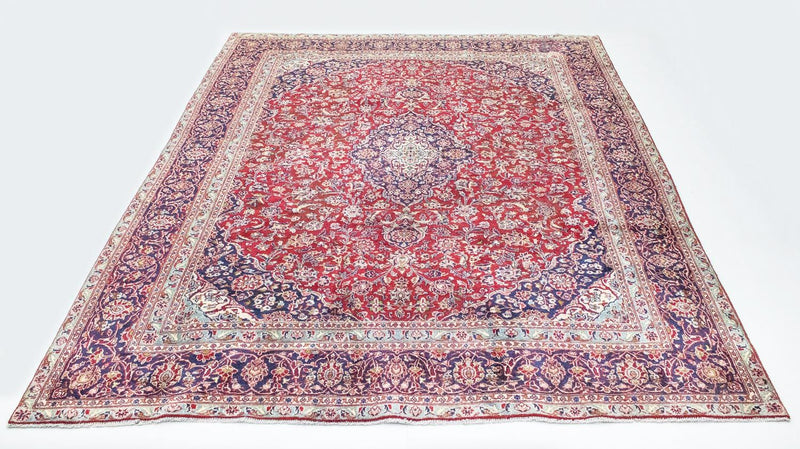Alfombra persa - Keshan - 367 x 282 cm - rojo