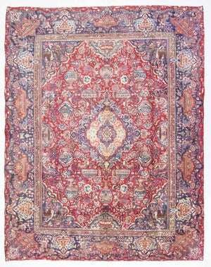 Alfombra persa - Clásica - 377 x 290 cm - rojo