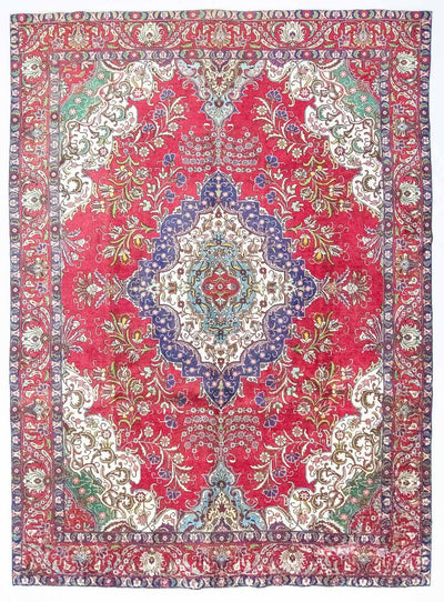 Tabriz Alfombra 277x377cm - Alfombra persa