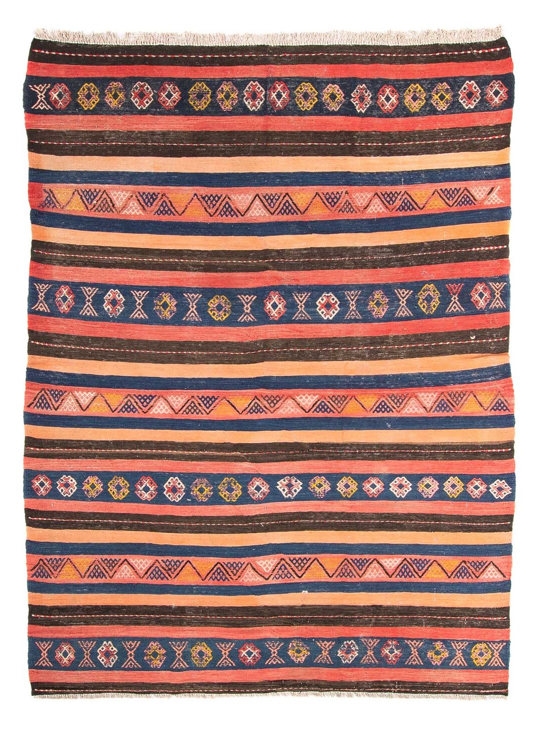 Alfombra Kelim - Antigua - 220 x 155 cm - multicolor