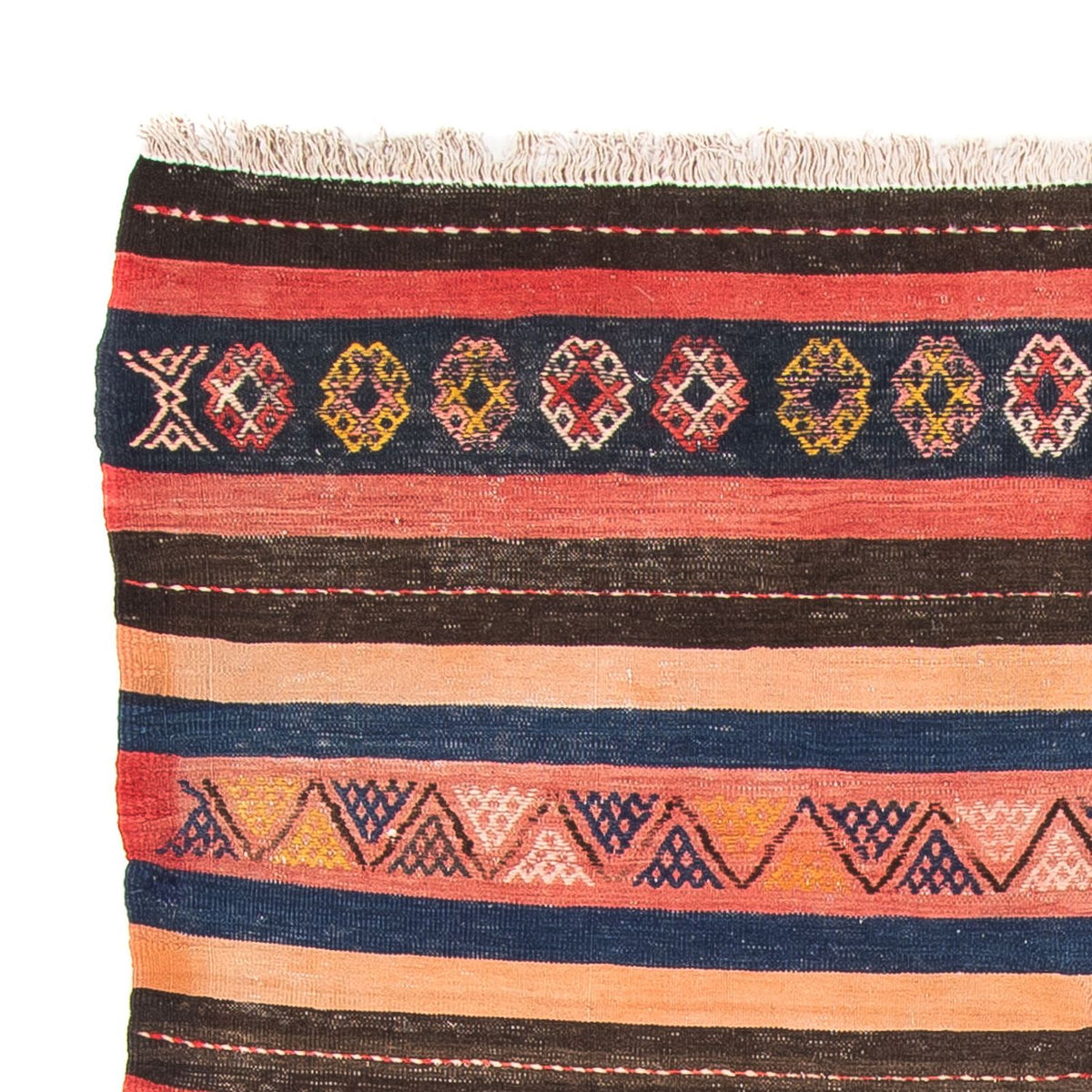 Alfombra Kelim - Antigua - 220 x 155 cm - multicolor