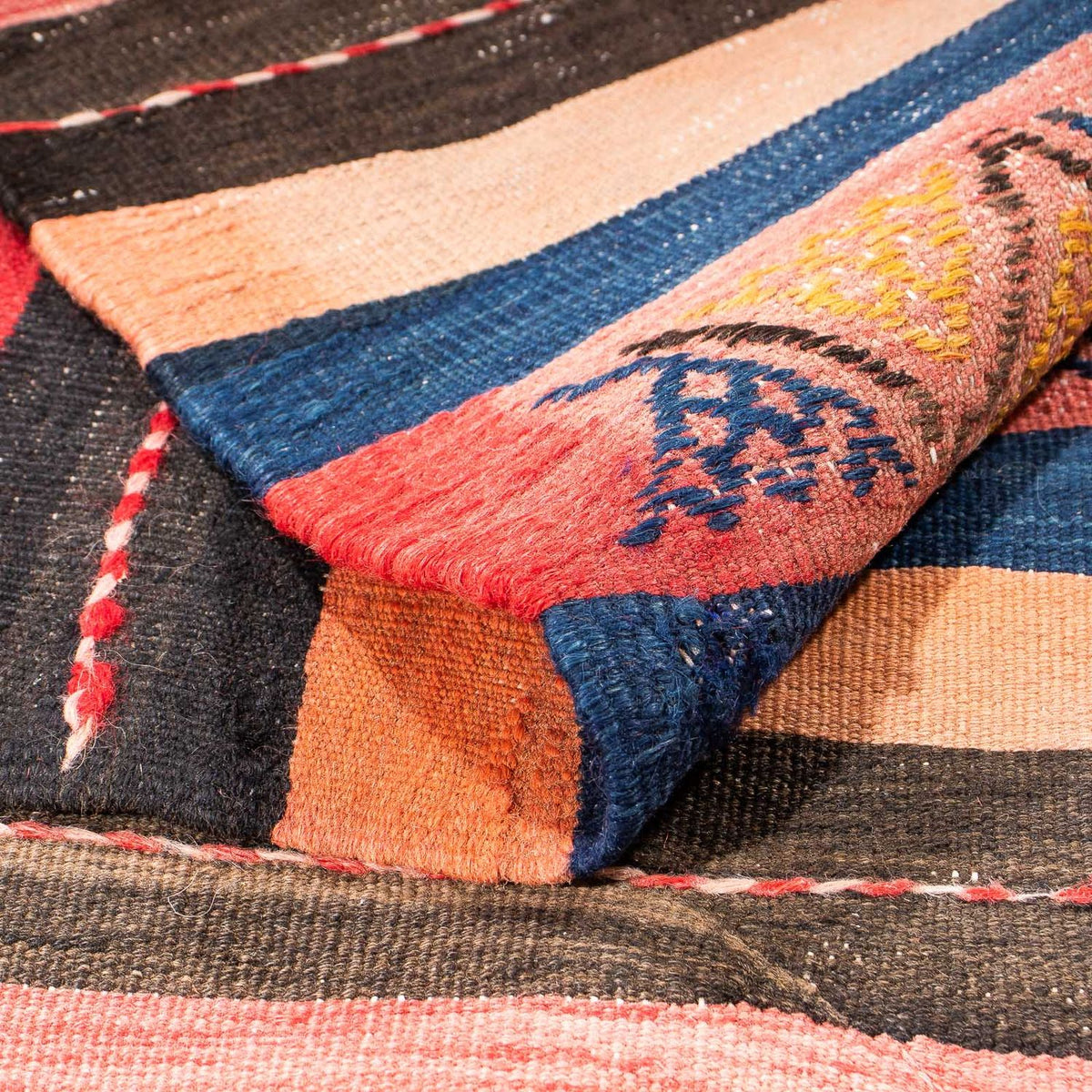 Alfombra Kelim - Antigua - 220 x 155 cm - multicolor