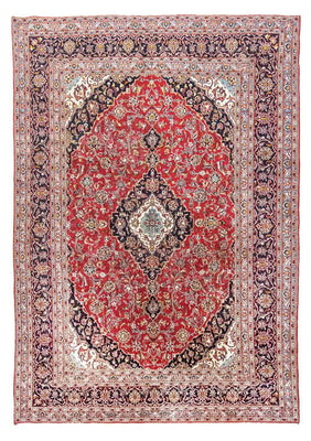 Alfombra persa - Keshan - 337 x 241 cm - rojo