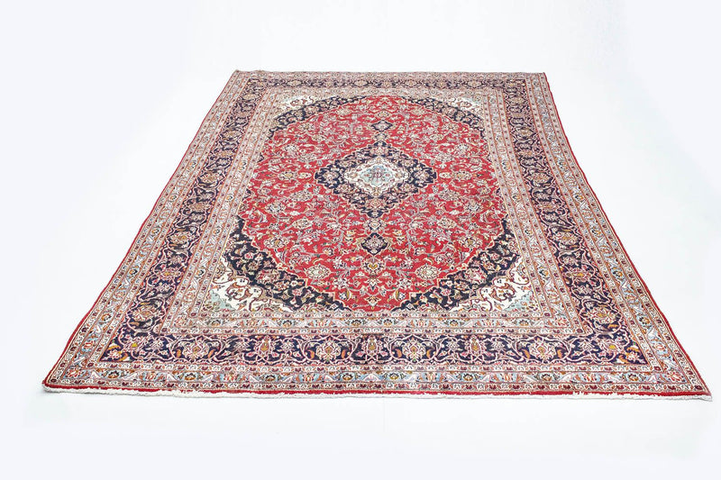 Alfombra persa - Keshan - 337 x 241 cm - rojo