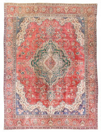 Alfombra persa - Tabriz - 380 x 284 cm - rojo