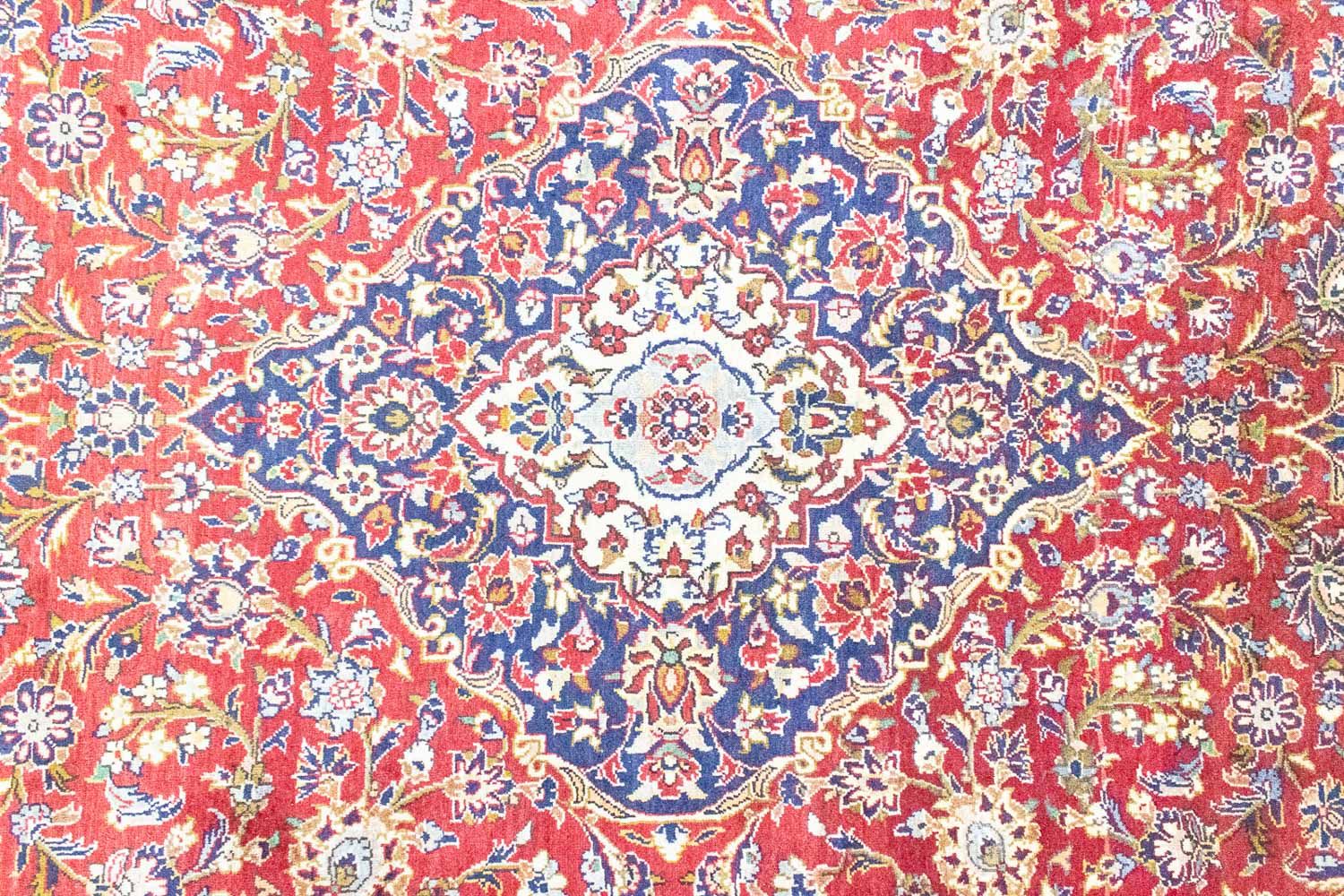 Alfombra persa - Keshan - 385 x 260 cm - rojo