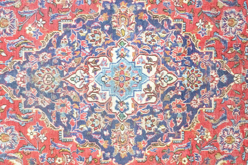 Alfombra persa - Keshan - 410 x 274 cm - rojo
