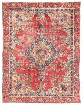 Alfombra persa - Tabriz - 357 x 272 cm - rojo