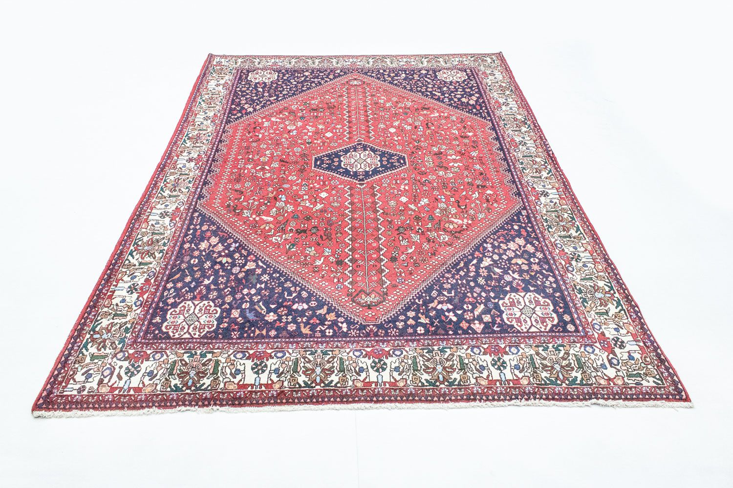 Alfombra persa - Nómada - 295 x 202 cm - rojo