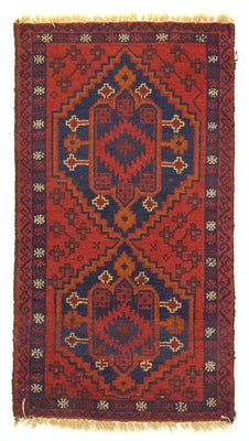 Alfombra Belutsch - 127 x 70 cm - rojo