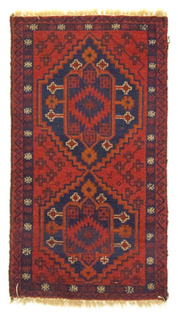 Alfombra Belutsch - 127 x 70 cm - rojo