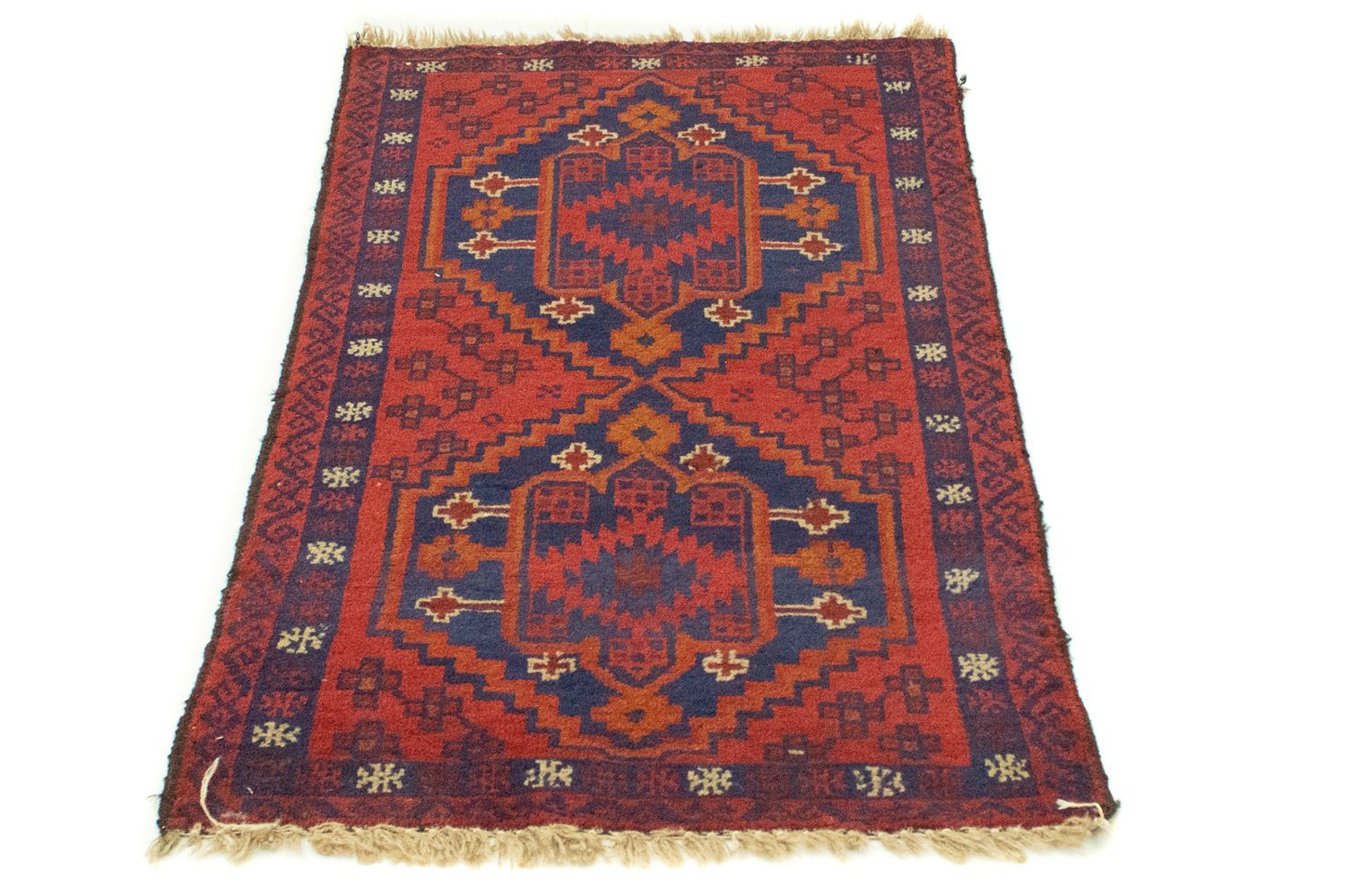 Alfombra Belutsch - 127 x 70 cm - rojo