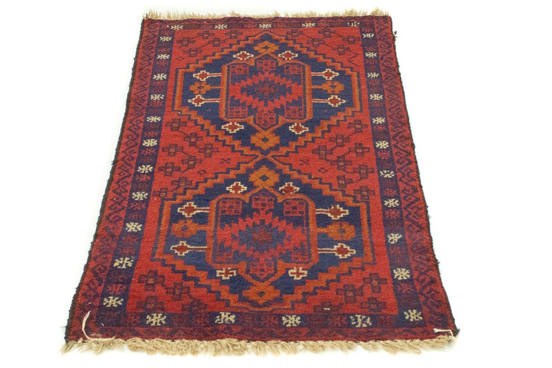 Alfombra Belutsch - 127 x 70 cm - rojo