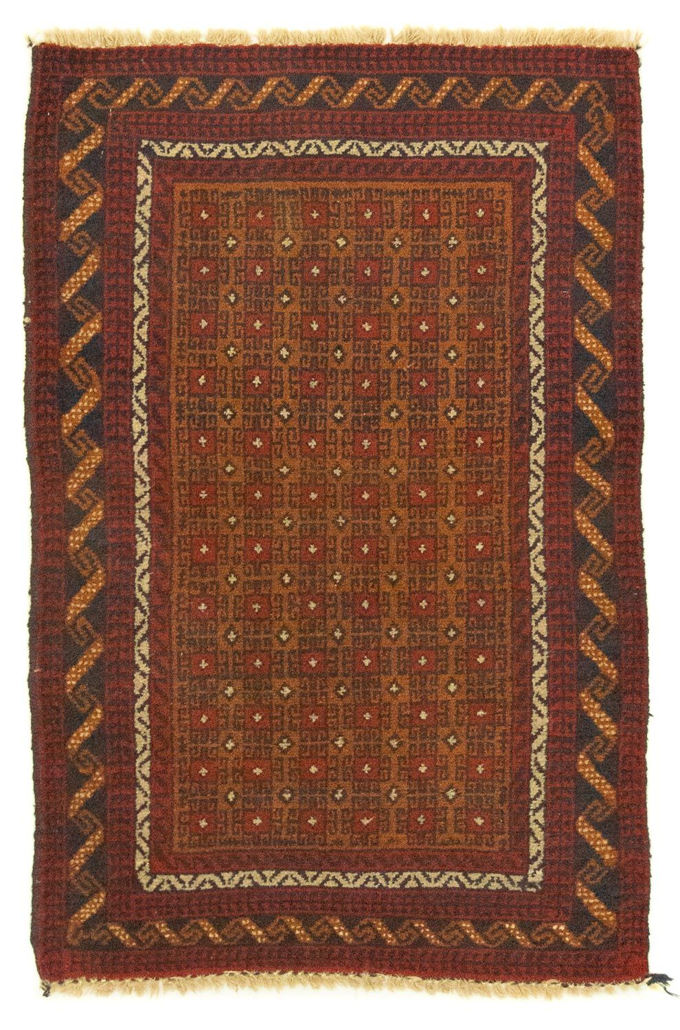 Alfombra Belutsch - 125 x 79 cm - marrón