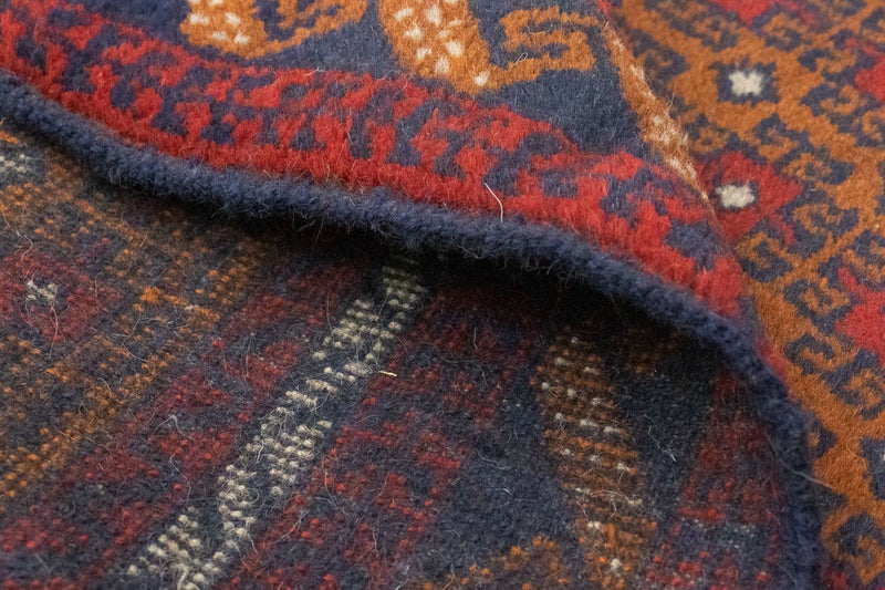 Alfombra Belutsch - 125 x 79 cm - marrón