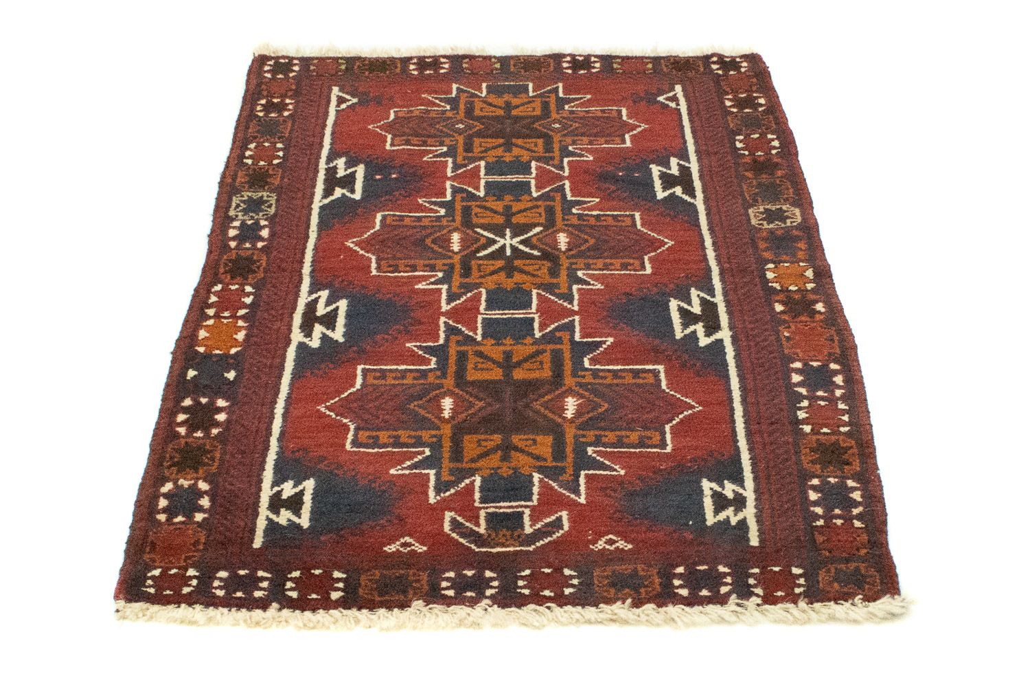 Alfombra Belutsch - 134 x 80 cm - rojo