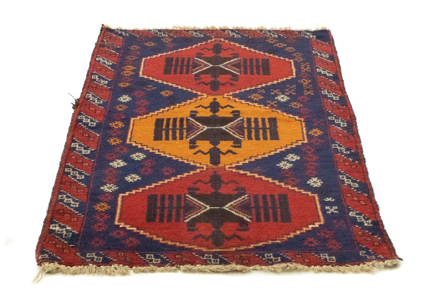 Alfombra Belutsch - 145 x 83 cm - azul
