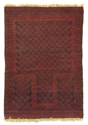 Alfombra Belutsch - 124 x 83 cm - marrón