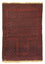 Alfombra Belutsch - 124 x 83 cm - marrón
