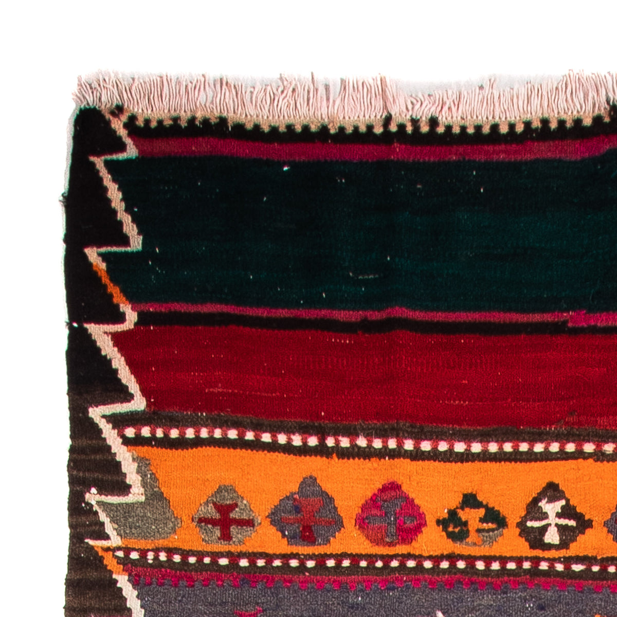 Kilim antiguo Alfombra 140x350cm