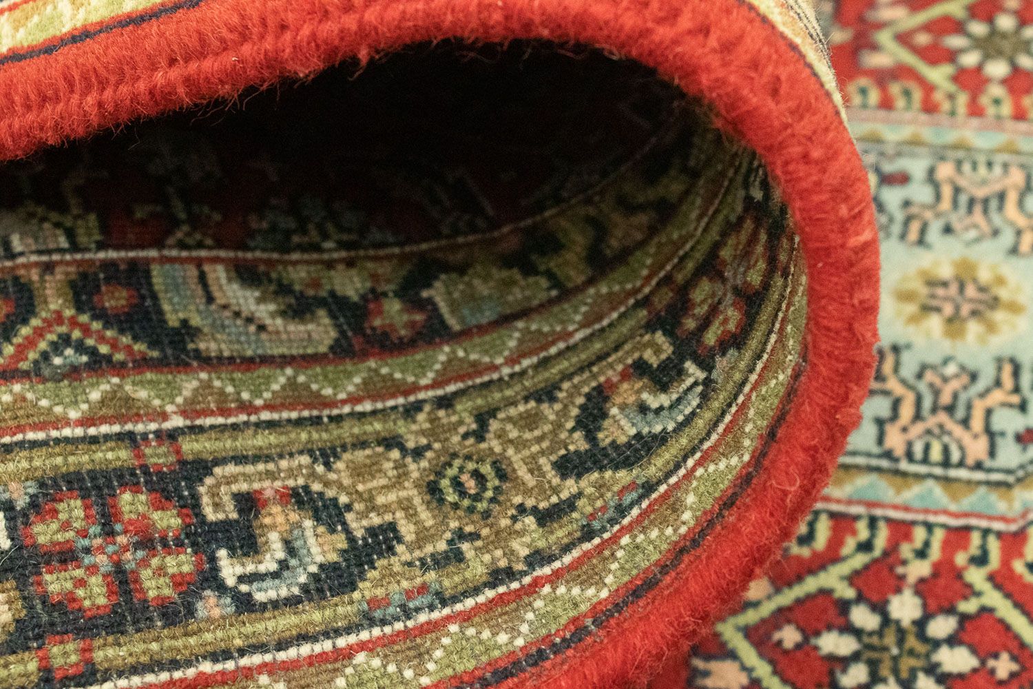 Alfombra de pasillo Alfombra oriental - 400 x 80 cm - rojo