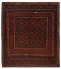 Alfombra Kelim - Oriental - 139 x 118 cm - marrón