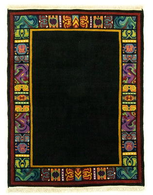 Alfombra china - 238 x 178 cm - negro