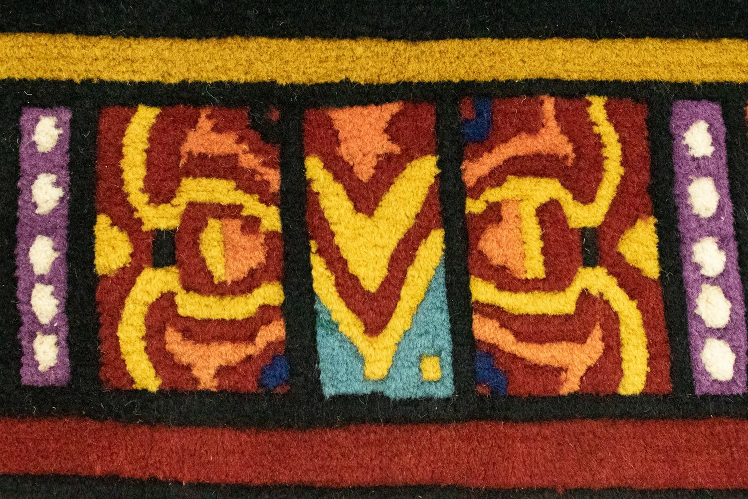 Alfombra china - 238 x 178 cm - negro