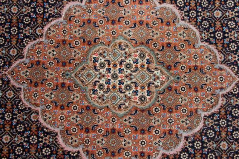 Alfombra Persa - Tabriz - Real - 146 x 101 cm - azul