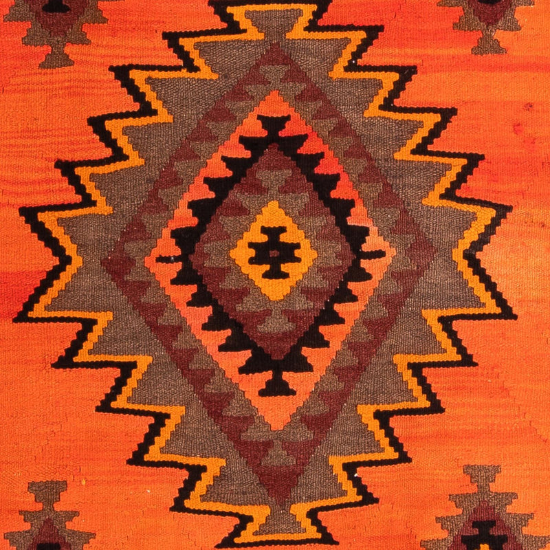 Alfombra de pasillo Alfombra Kelim - Antigua - 265 x 145 cm - multicolor