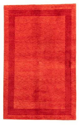 Alfombra Gabbeh - Indus - 245 x 154 cm - rojo oscuro