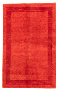 Alfombra Gabbeh - Indus - 245 x 154 cm - rojo oscuro