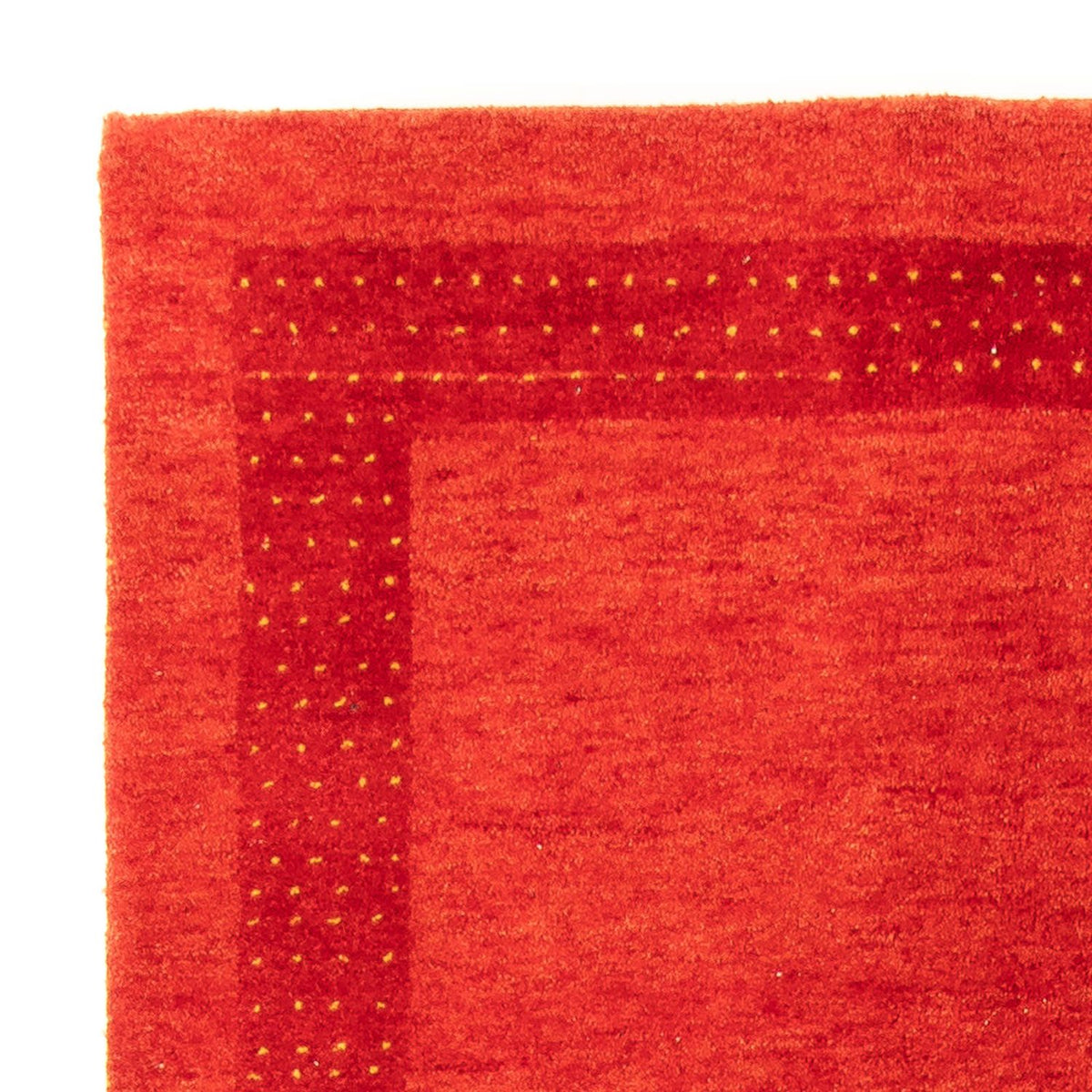 Alfombra Gabbeh - Indus - 245 x 154 cm - rojo oscuro