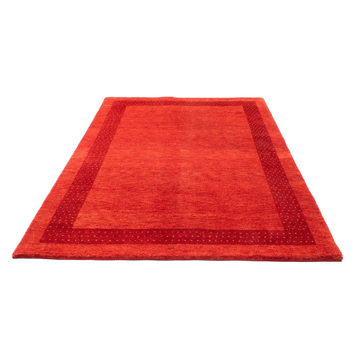 Alfombra Gabbeh - Indus - 245 x 154 cm - rojo oscuro