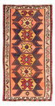 Kilim antiguo Alfombra 140x265cm