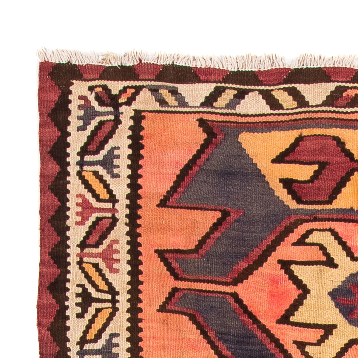Kilim antiguo Alfombra 140x265cm