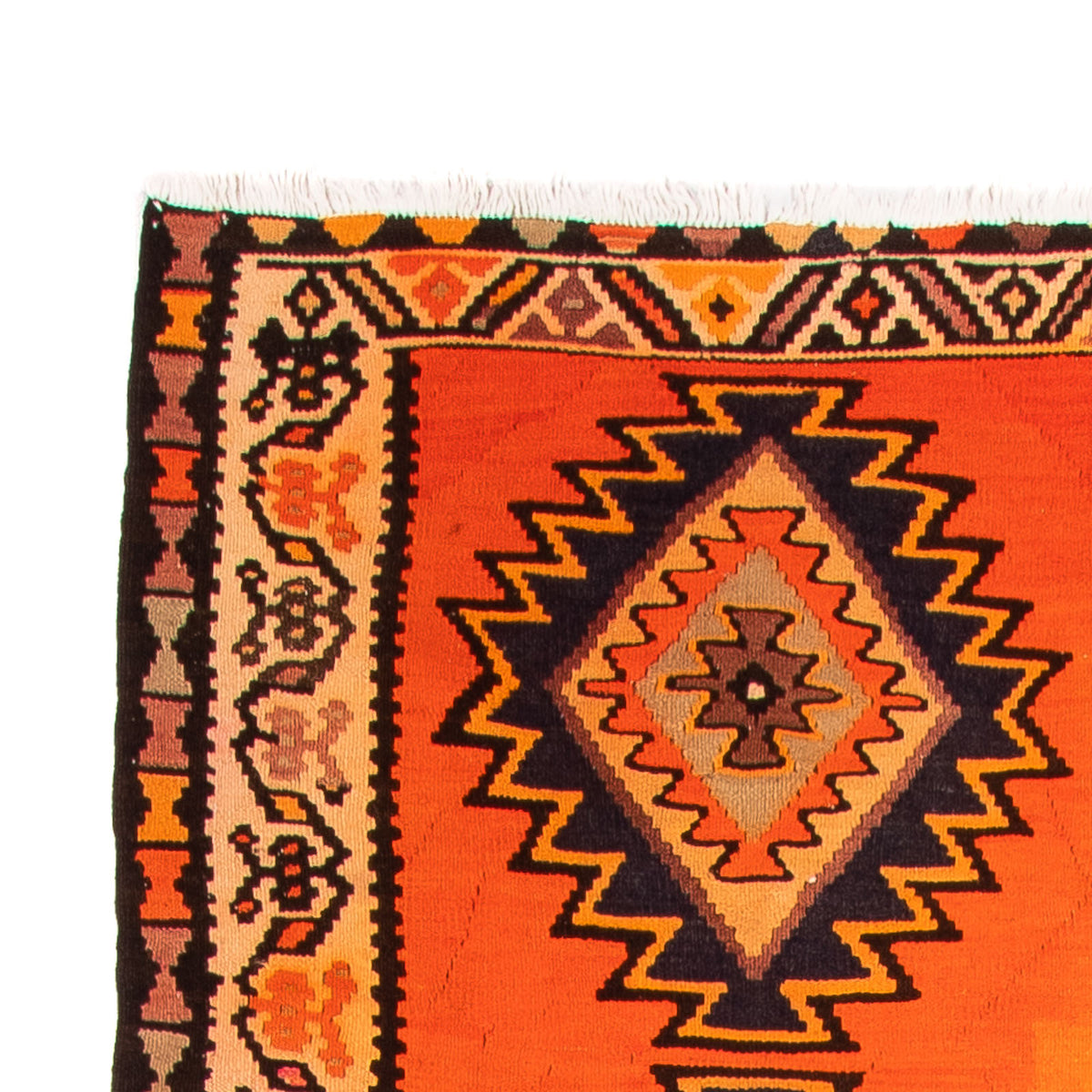 Kilim antiguo Alfombra 140x290cm