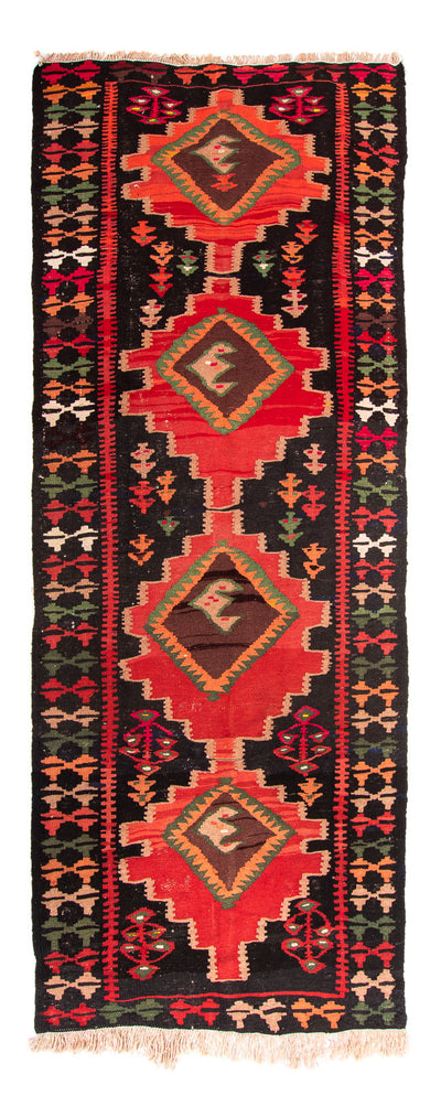 Kilim antiguo Alfombra 137x330cm