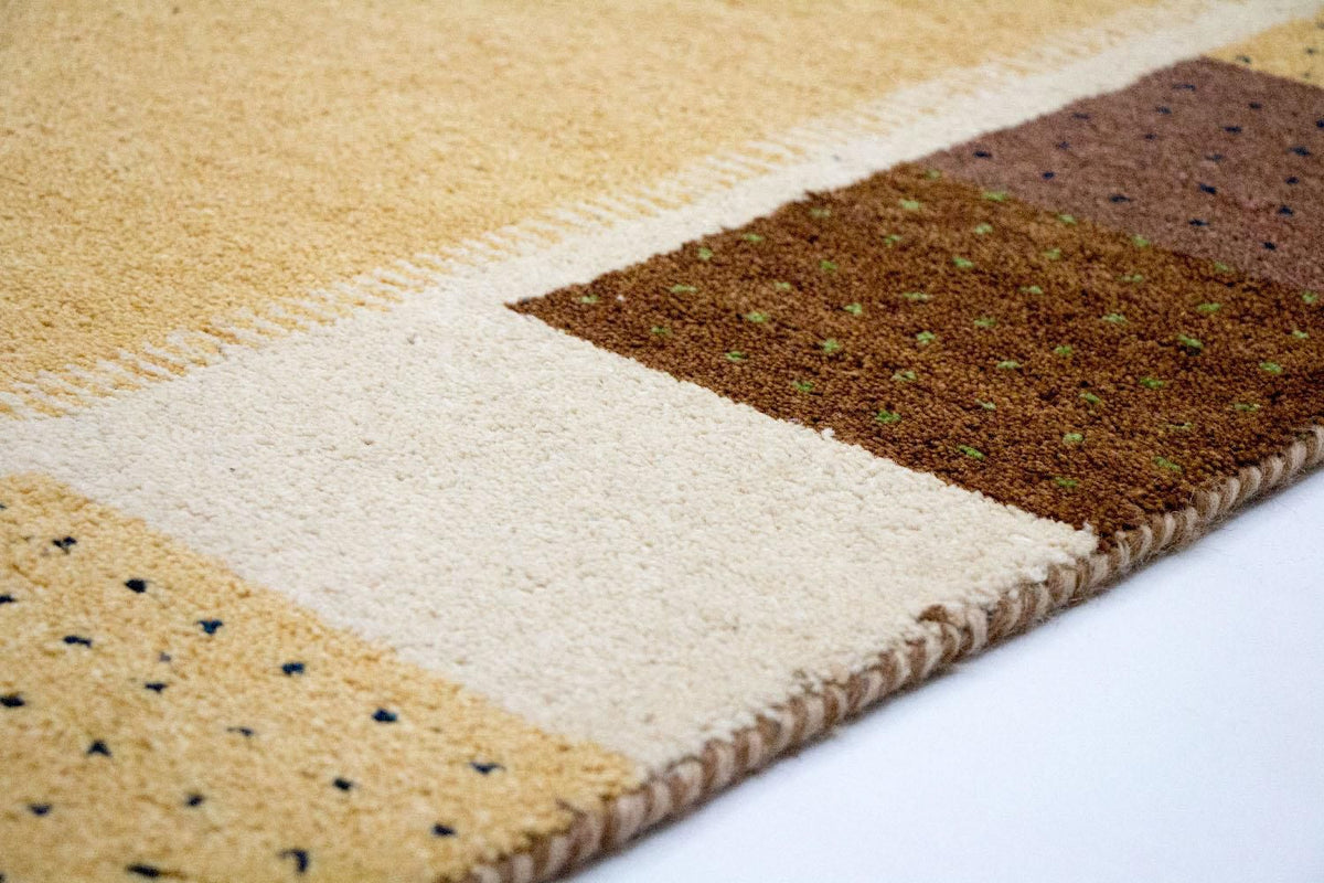 Alfombra Gabbeh - Indus - 239 x 174 cm - oro