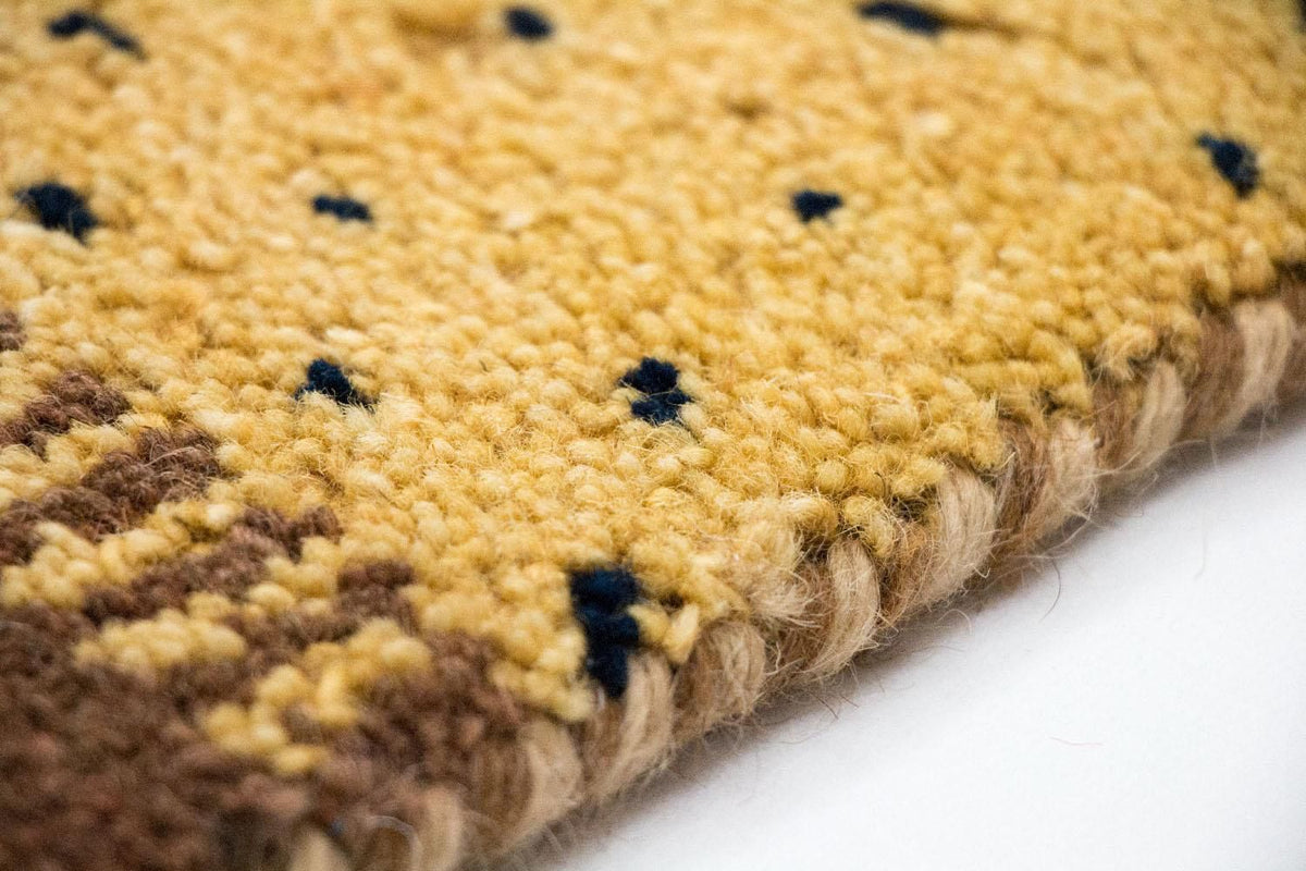 Alfombra Gabbeh - Indus - 239 x 174 cm - oro