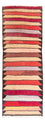 Alfombra de pasillo Alfombra Kelim - Antigua - 320 x 150 cm - multicolor