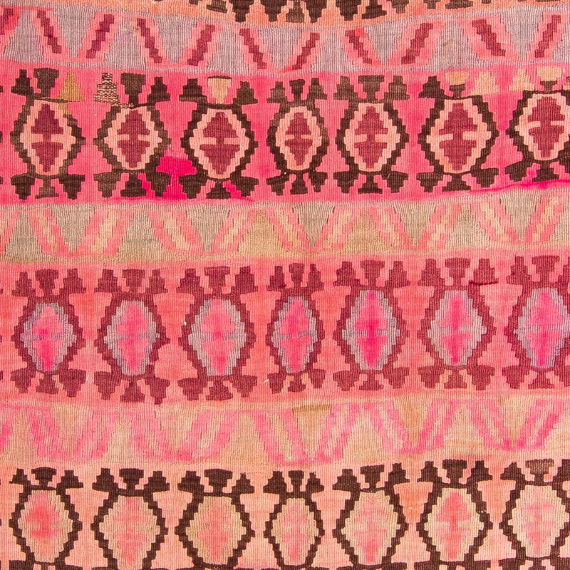 Alfombra de pasillo Alfombra Kelim - Antigua - 390 x 178 cm - multicolor