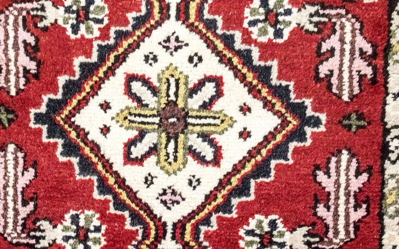 Alfombra oriental - 160 x 90 cm - rojo