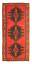 Alfombra de pasillo Alfombra Kelim - Antigua - 290 x 150 cm - multicolor