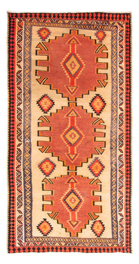 Alfombra de pasillo Alfombra Kelim - Antigua - 300 x 150 cm - multicolor